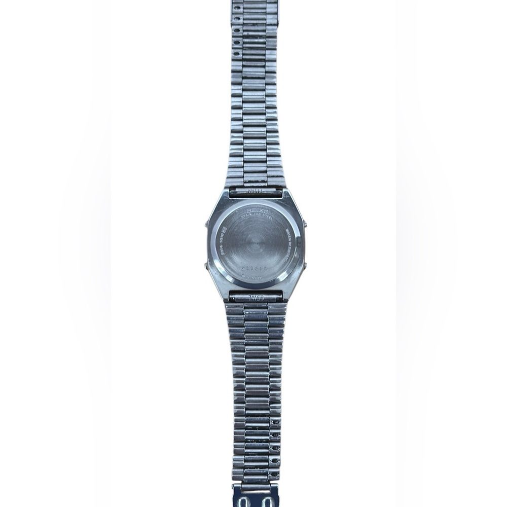 SEIKO SQ A914-5010 Chronograph Quartz Digital Men's Watch, 7.5” New Battery - Picture 8 of 10